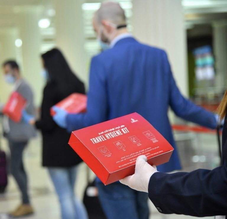 Emirates Airlines Travel Hygiene Kit Fly with Moxie Travel Blog