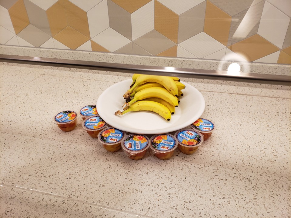 바나나, 음식, 과일, 쿠킹 바나나, 바닥, 지상, 실내