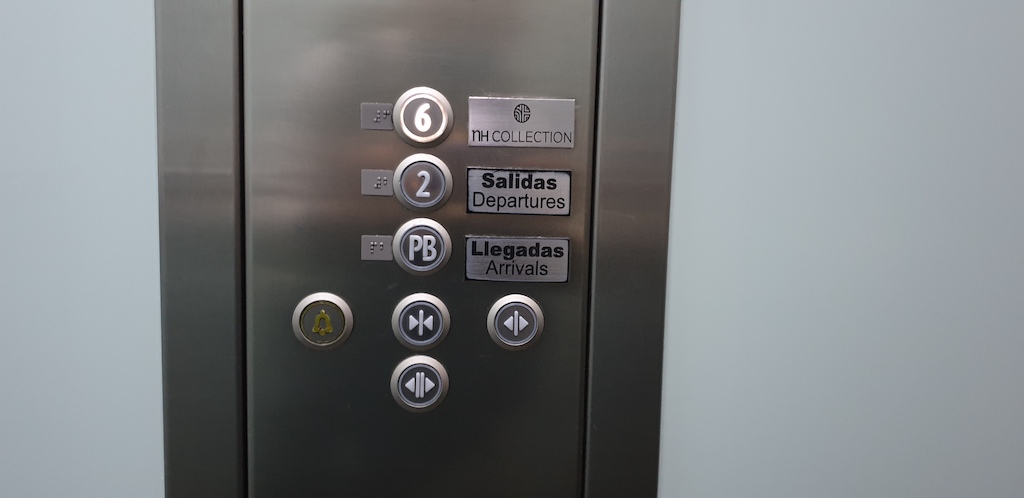 엘리베이터, 벽, 실내
