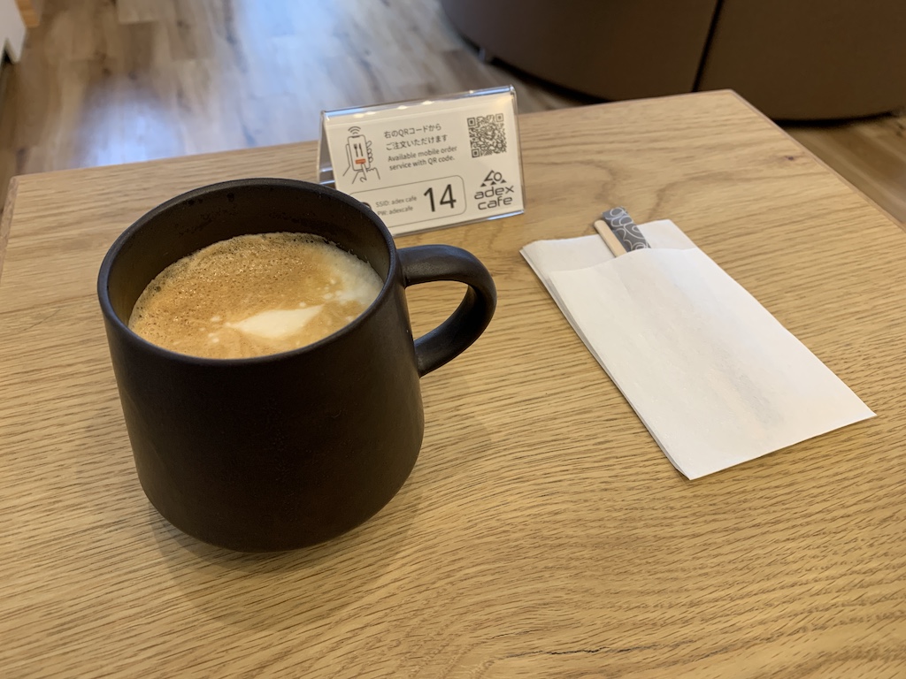 a mug of coffee on a table
