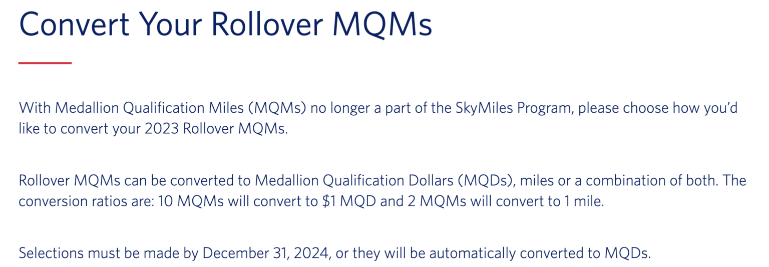 Delta MQM Rollover Conversion by 12/31/2024 Fly with Moxie Travel Blog