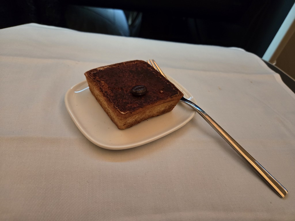 a slice of cake on a plate