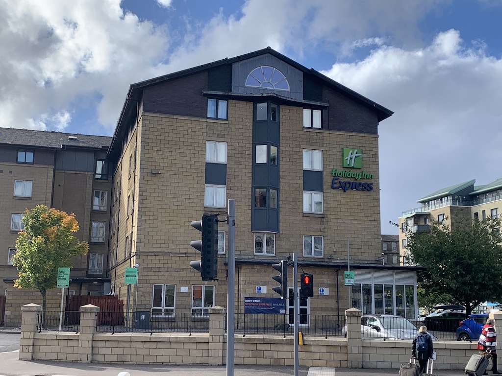 a building with a clock on it