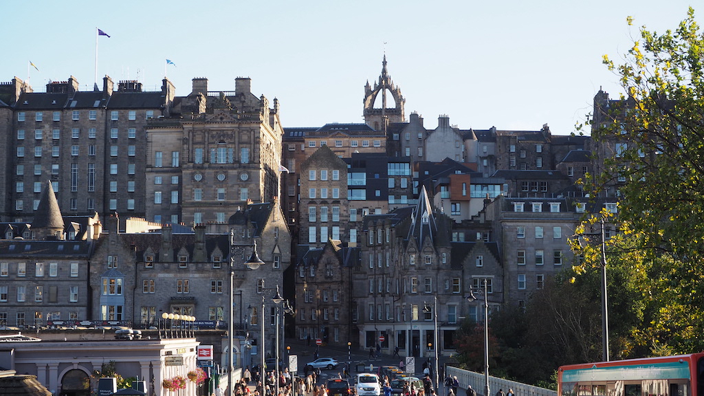 a city with many buildings