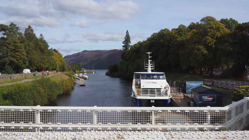 a boat on a river