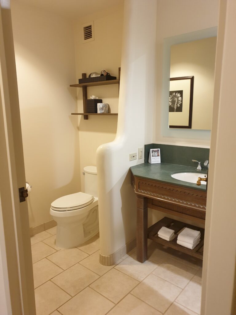 a bathroom with a sink and a toilet