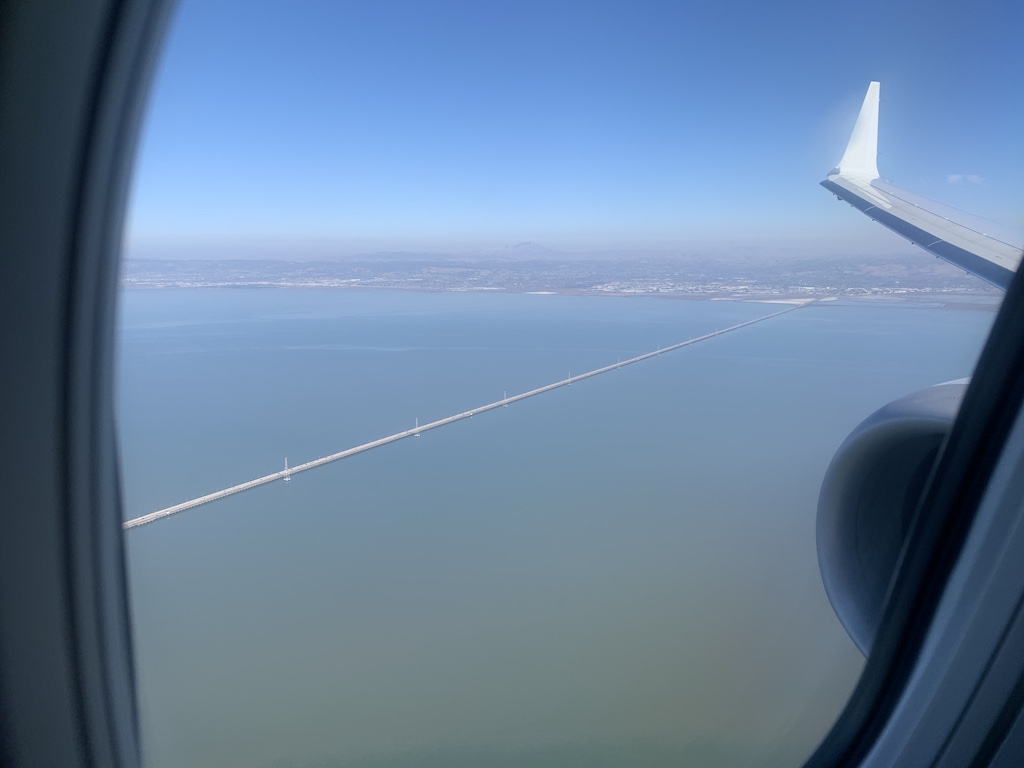 an airplane wing and the wing of an airplane