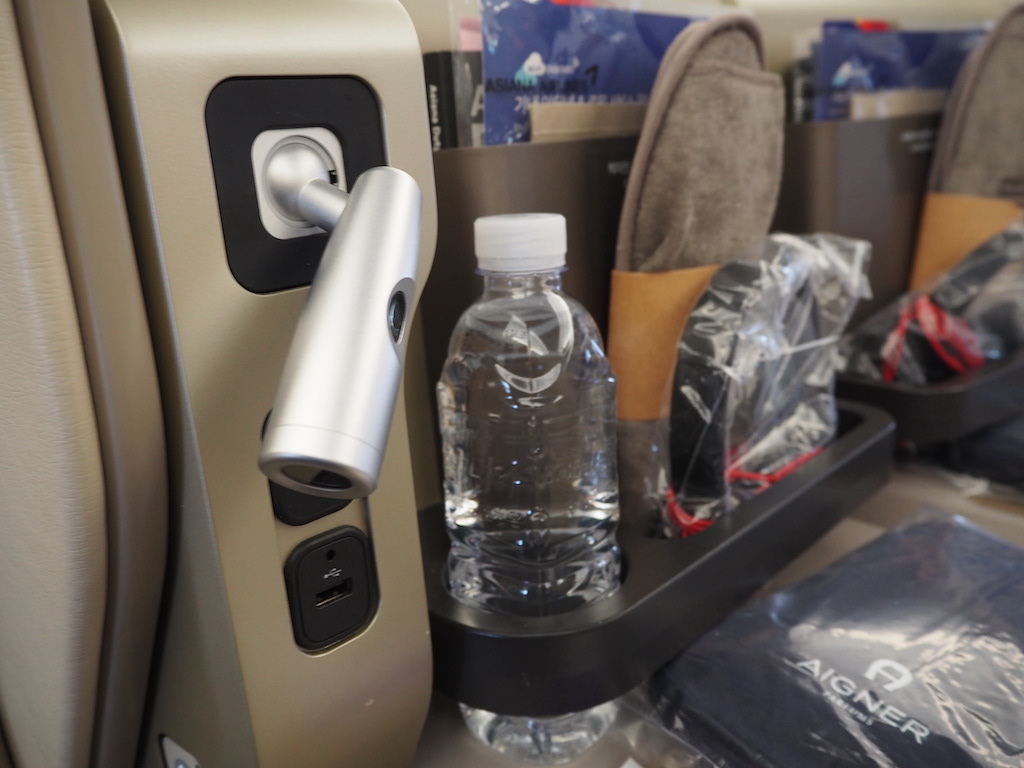 a bottle of water on a table