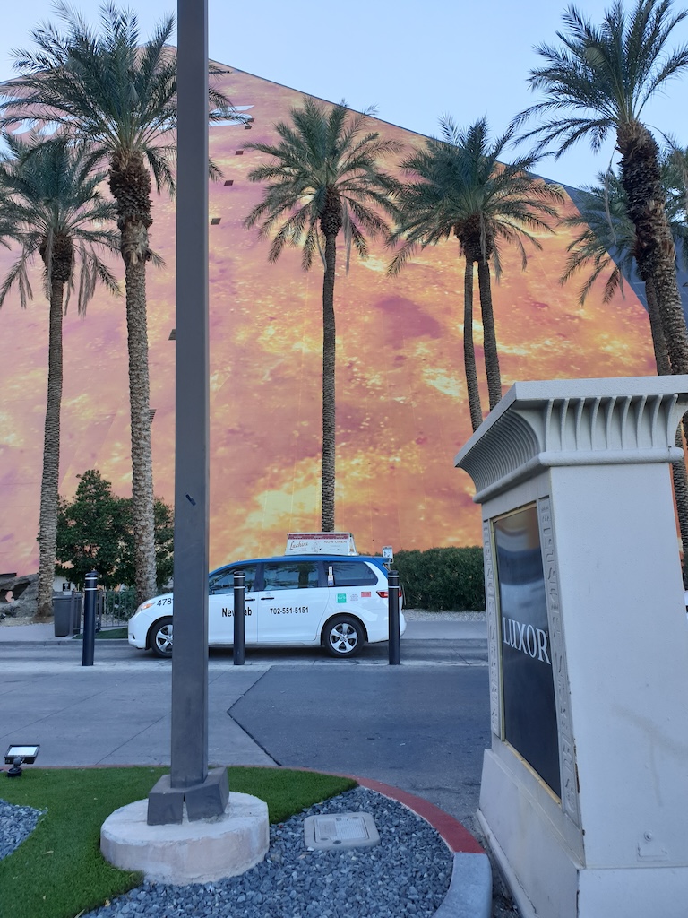 a police car parked in a parking lot