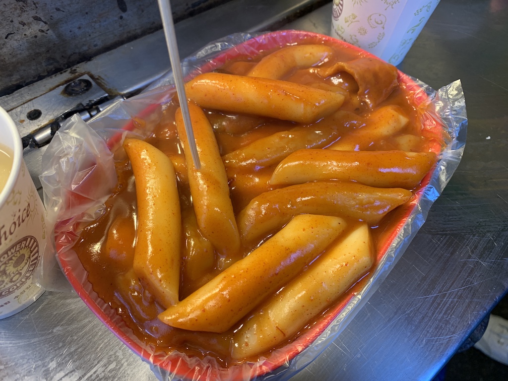 a tray of french fries