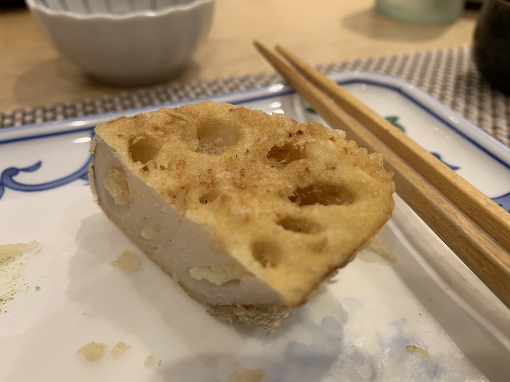 a piece of bread on a plate