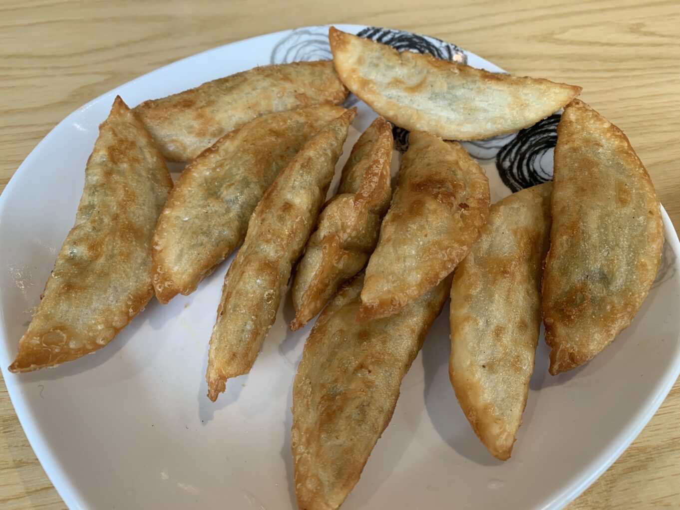 a plate of fried food