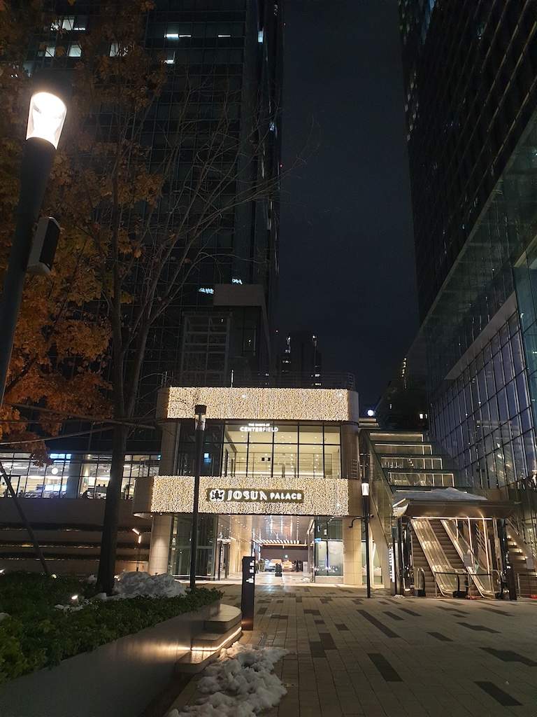 a street with buildings on either side