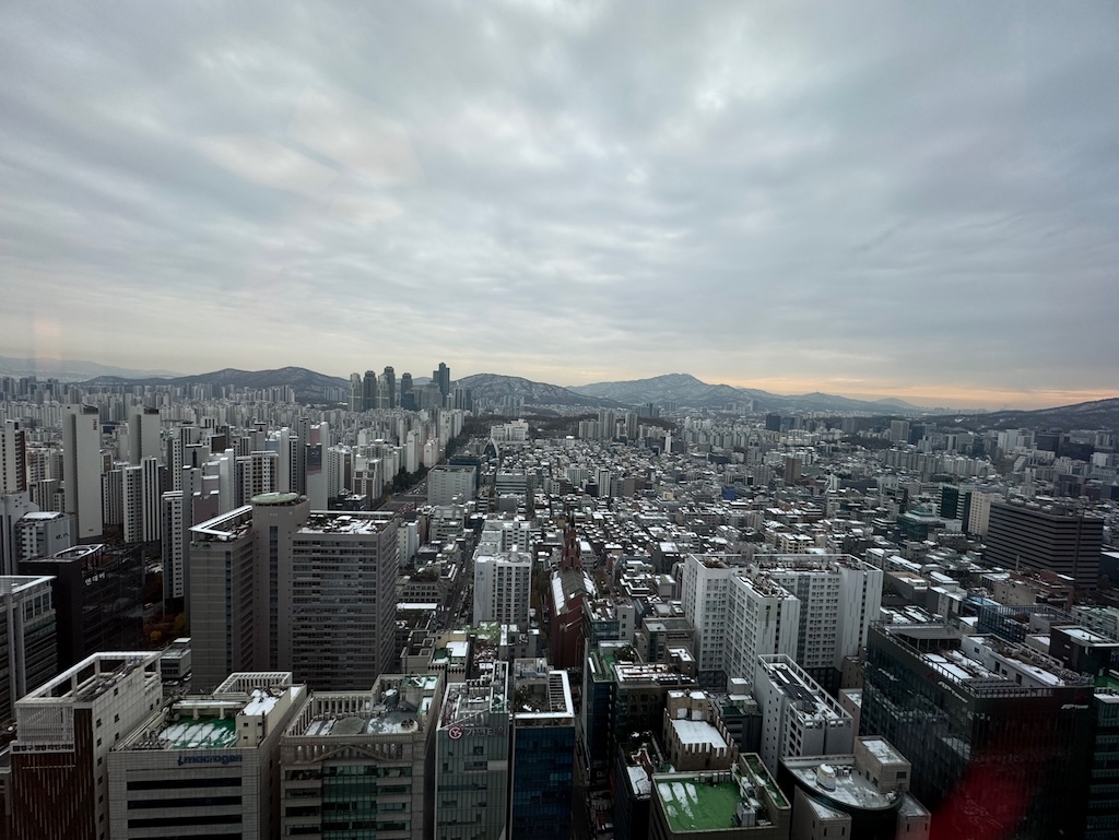 a city with many buildings