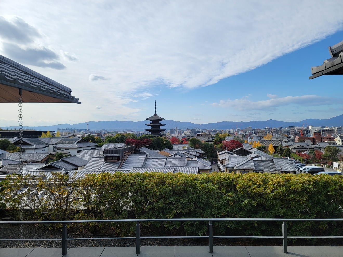 a rooftop view of a city