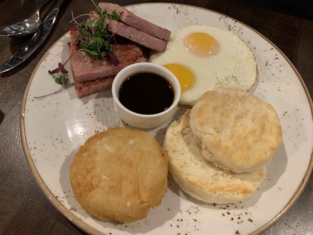 a plate of food