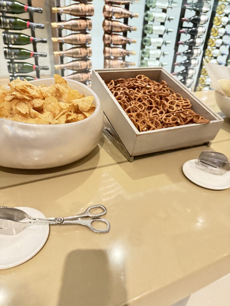 a table with bowls of food