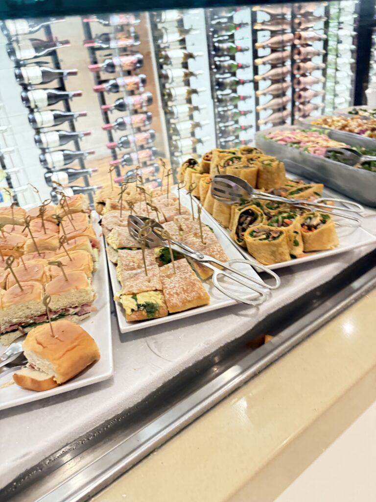 a bakery display case