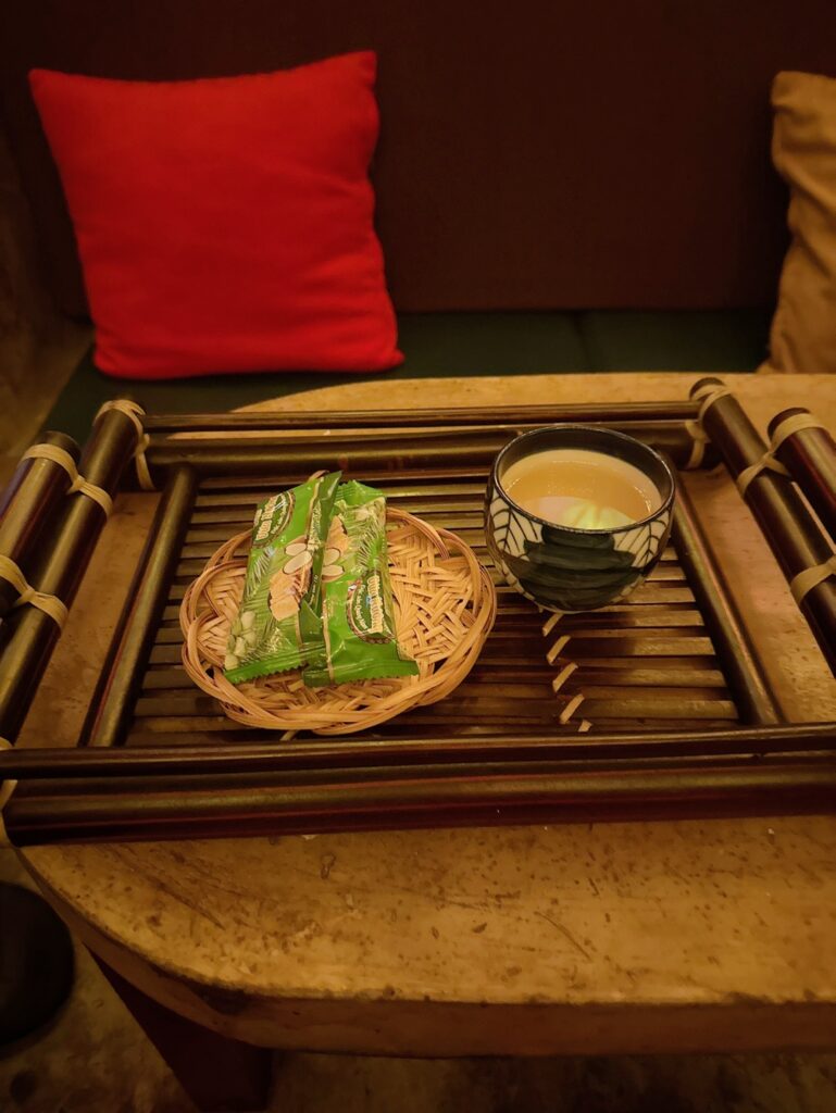 a bowl of soup and a bowl of soup on a table