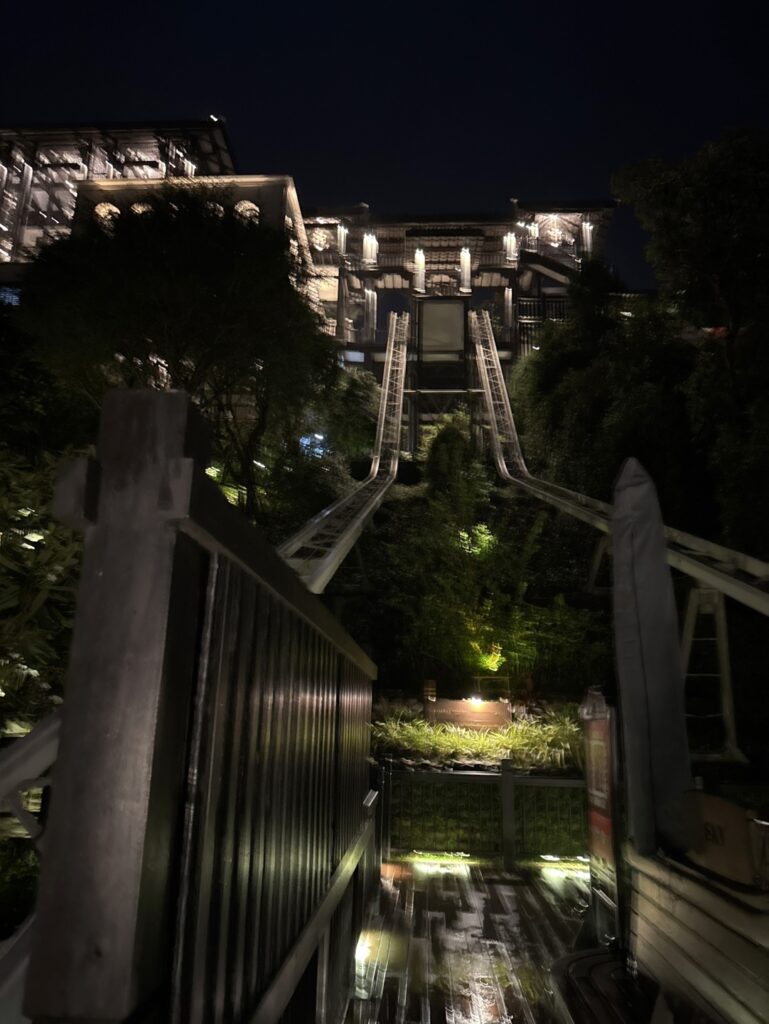 a building with a large staircase