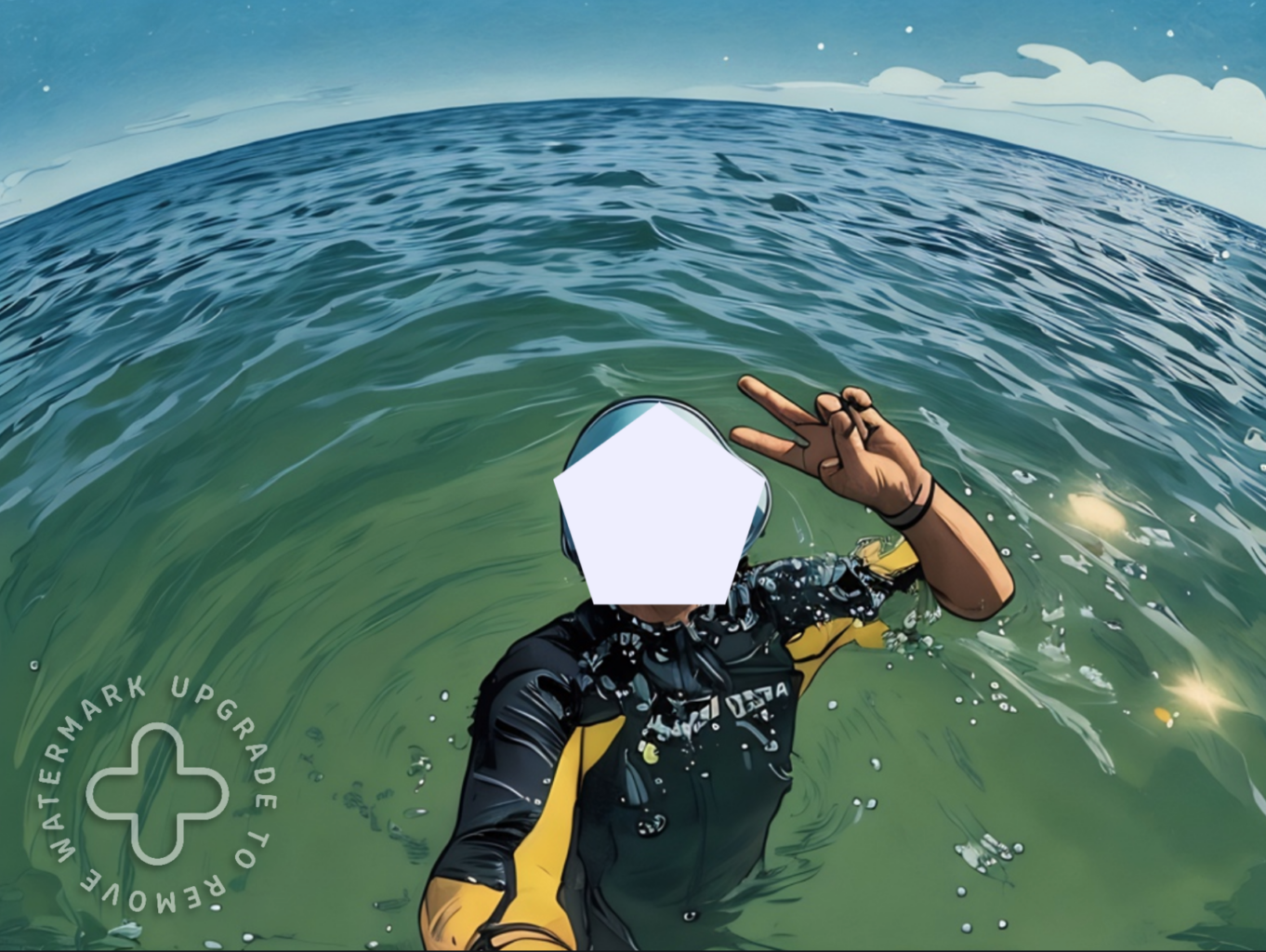 물, 야외, 사람, 수영