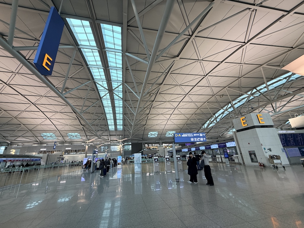 건물, 천장, 실내, 공항, 공항 터미널, 사람들