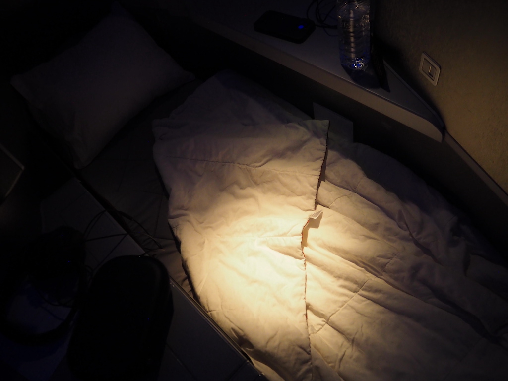 실내, 침대, 빛, 밤, 램프, 베개